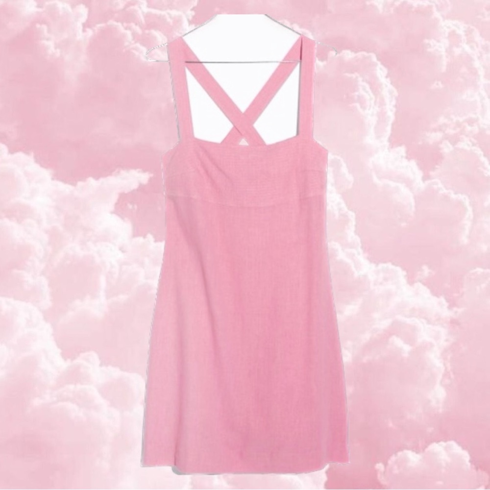 Madewell Linen Blend Mini Dress - Size 6